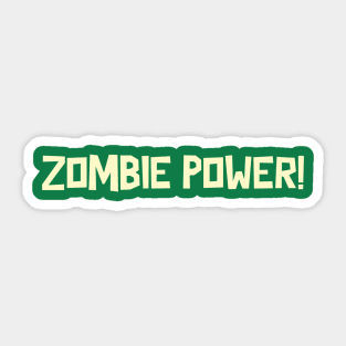 Zombie Power Sticker